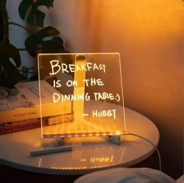 DIY LED Acrylic Writing Board