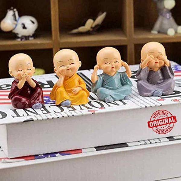 buddha monk set of 4