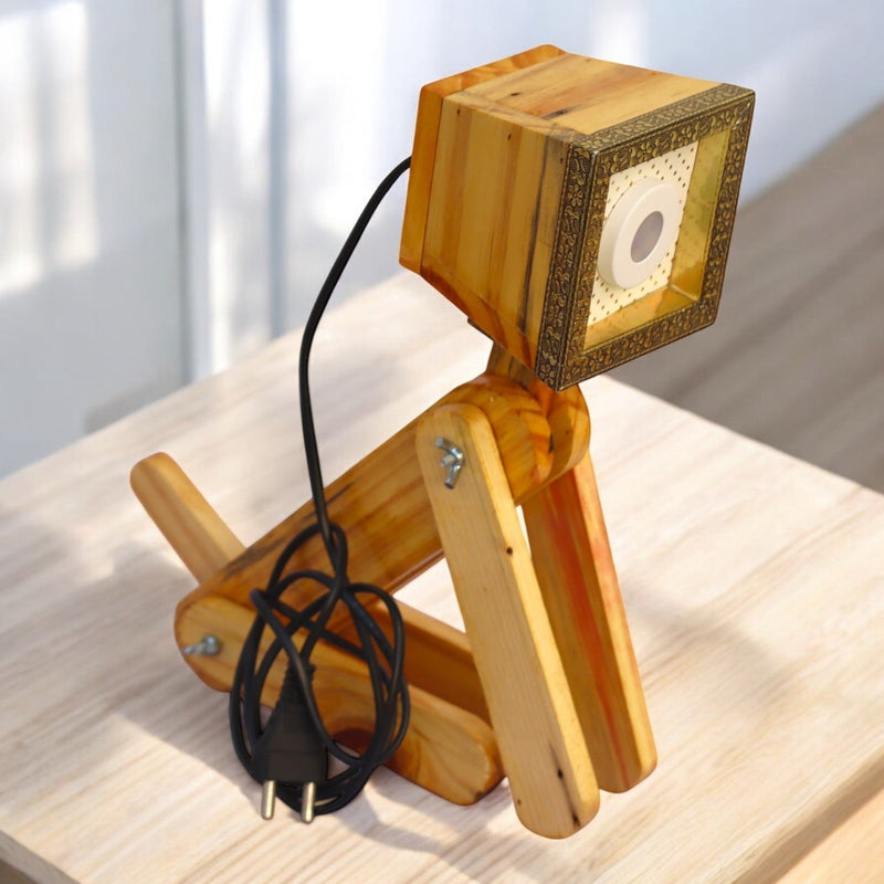 Unique Wooden Decorative Lamp